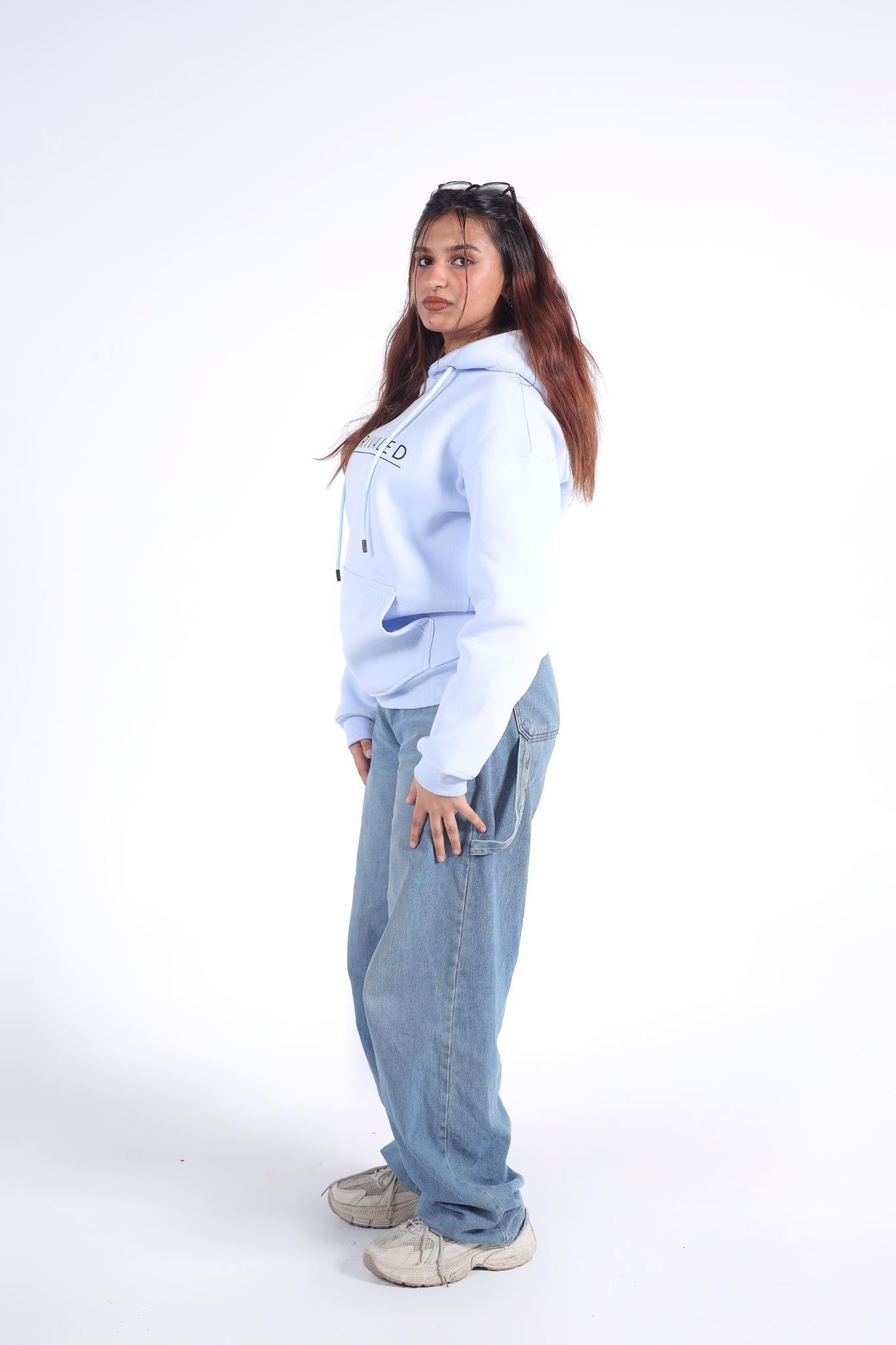 "Unrivaled" Angel Statue Graphic Hoodie