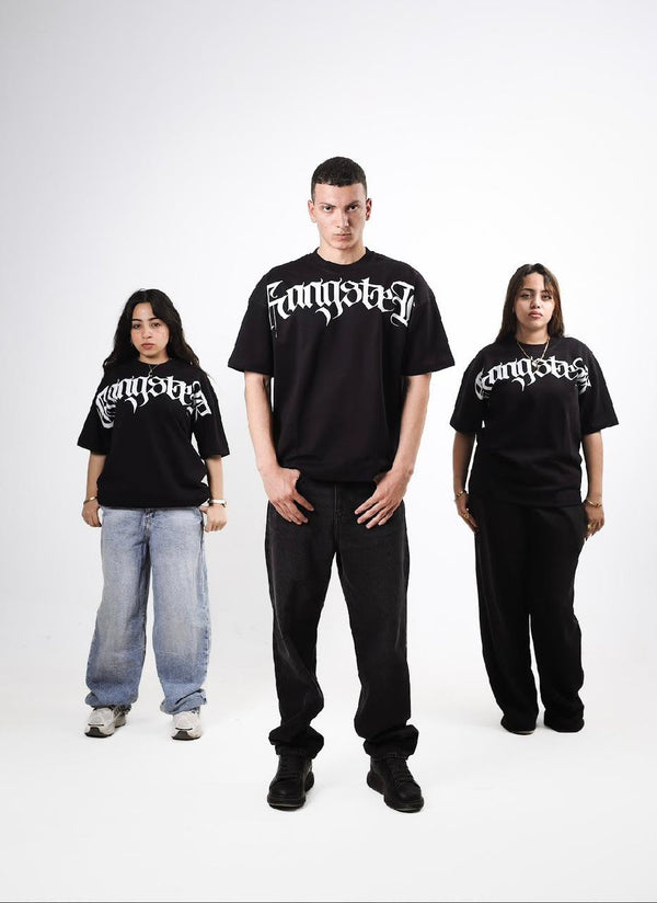 "OnePiece" Gangster Gothic Tee - Black