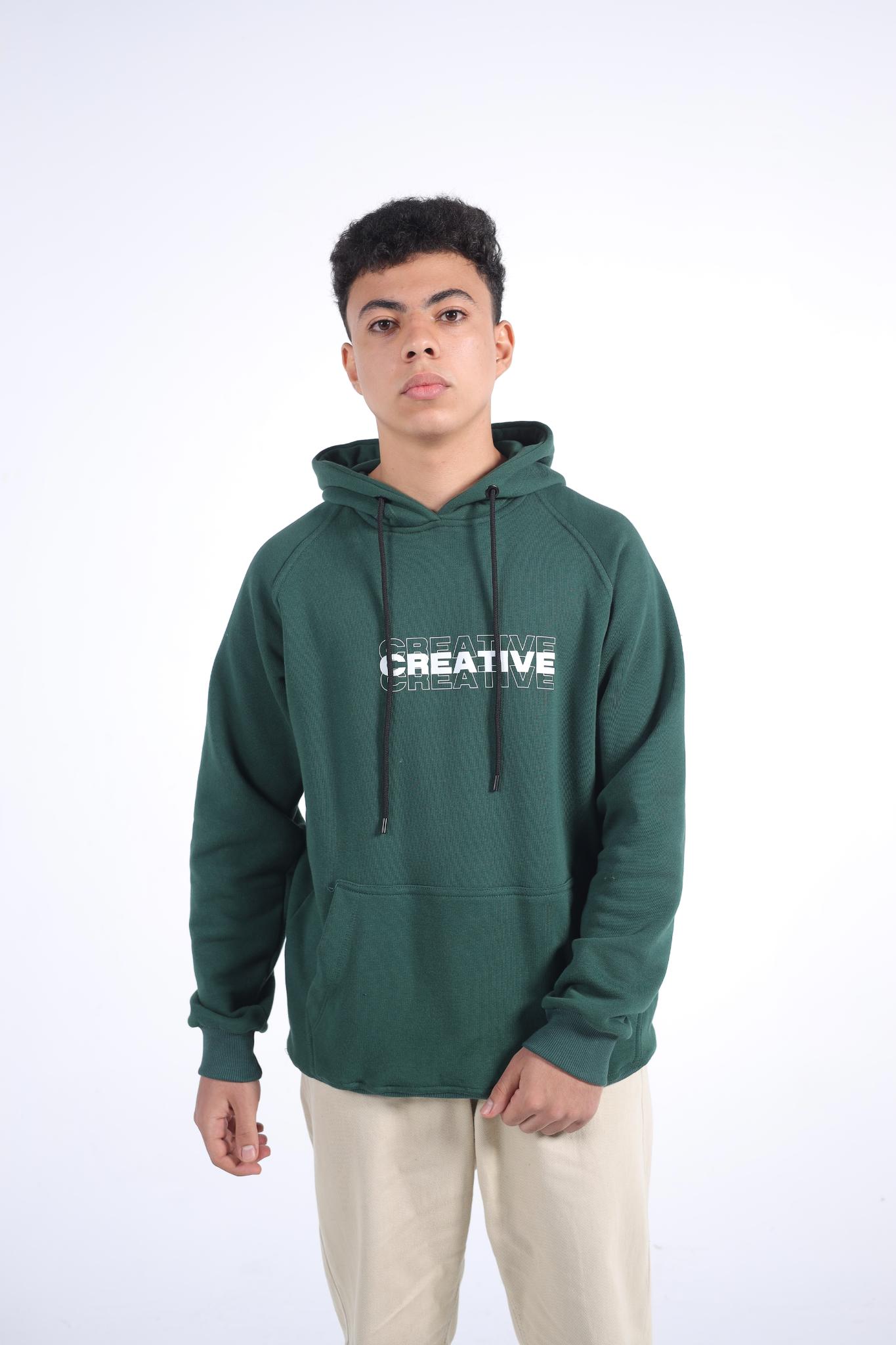 "Creative" Layered Graphic Hoodie