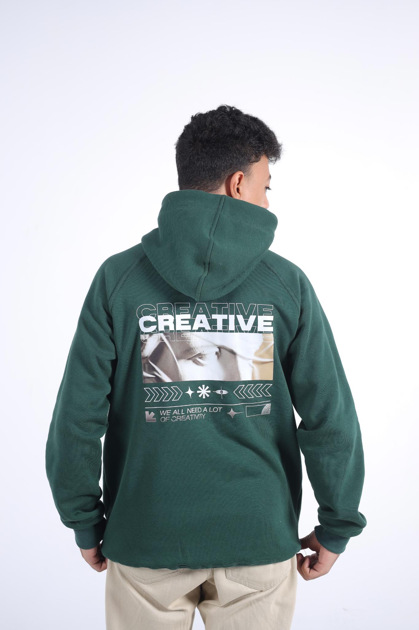 "Creative" Layered Graphic Hoodie
