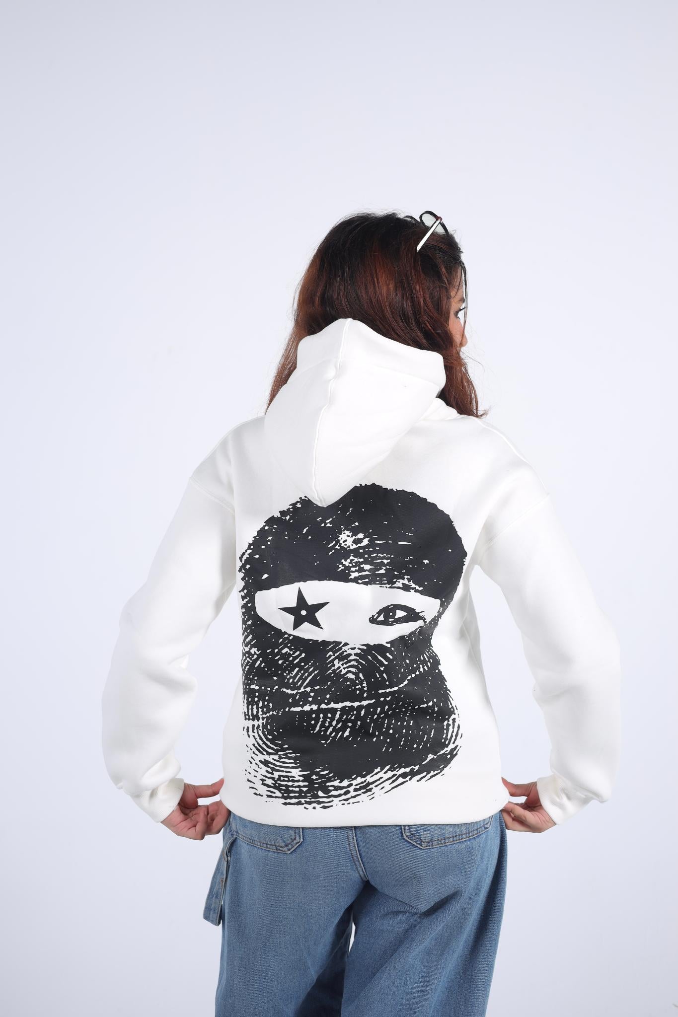 "Fingerprint Mask" Streetwear Hoodie