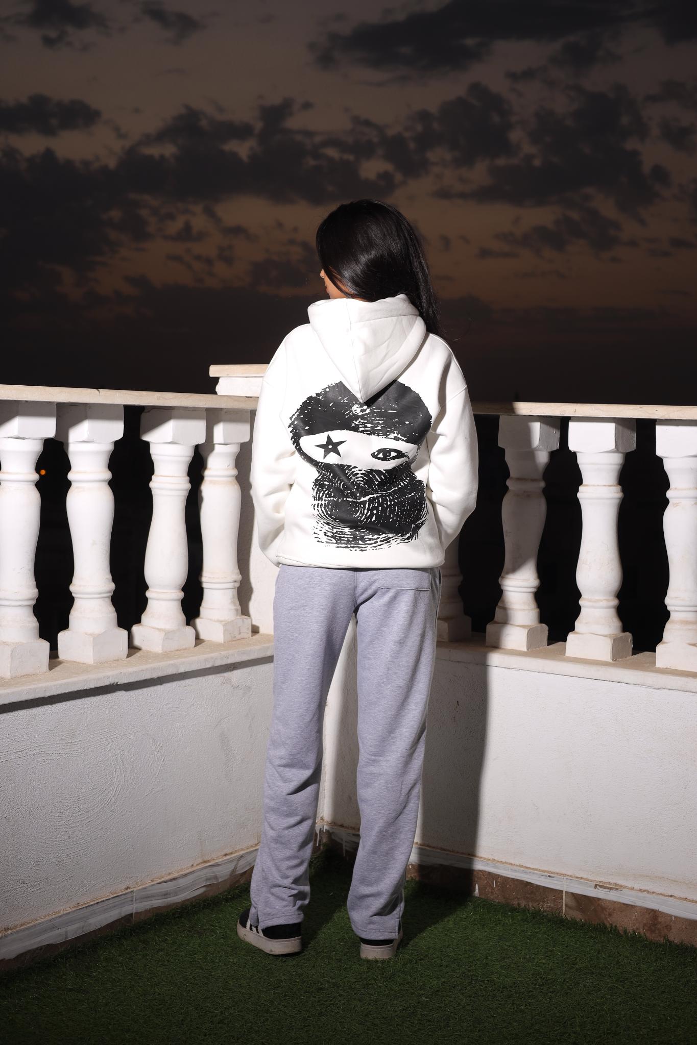 "Fingerprint Mask" Streetwear Hoodie