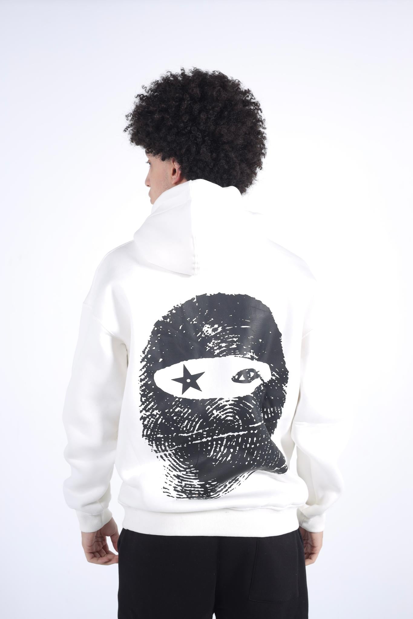 "Fingerprint Mask" Streetwear Hoodie
