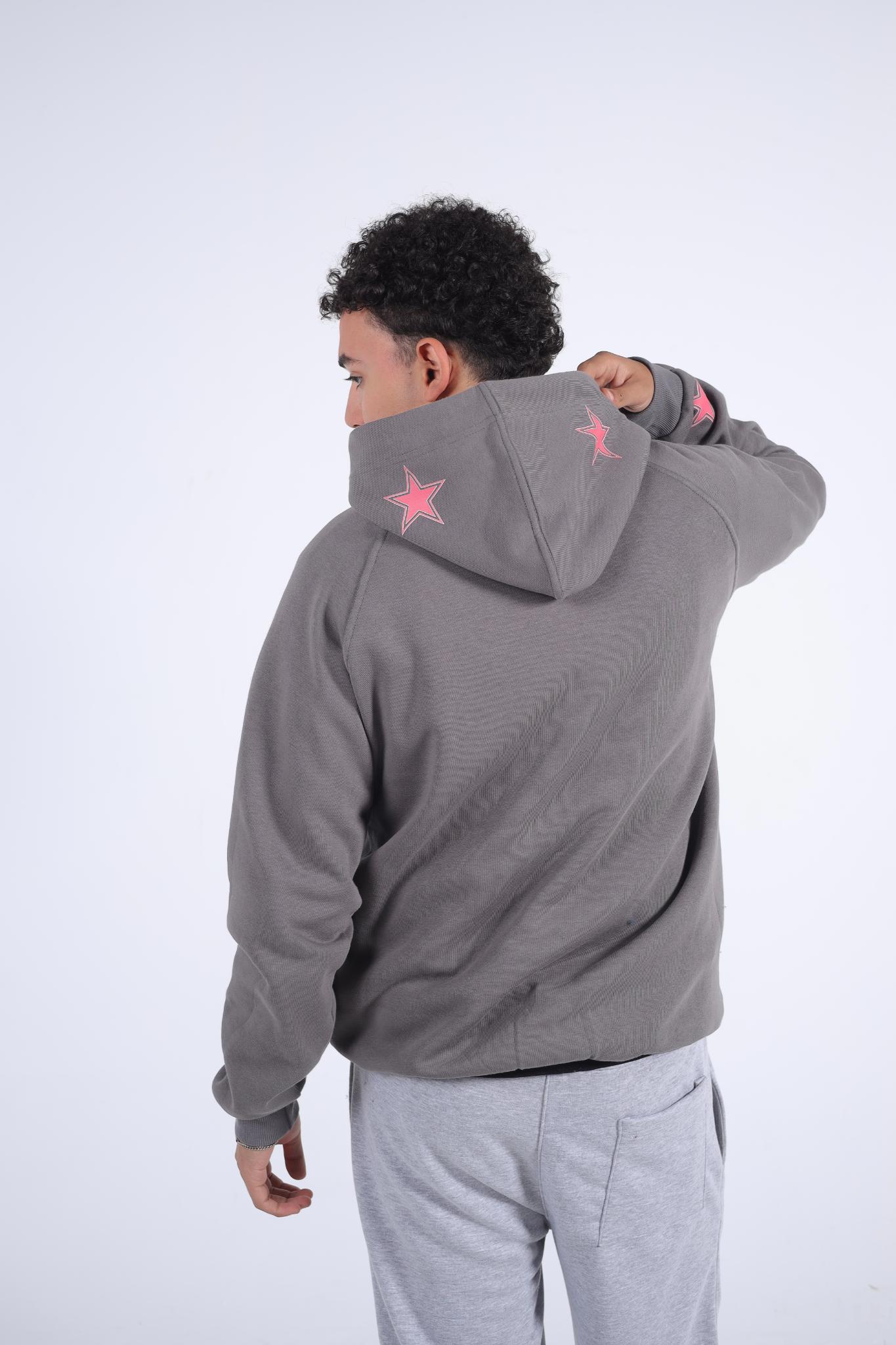 Star Graphic Placement Hoodie